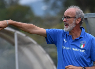 Nazionale Under 21 in ritiro a Tirrenia per il match europeo con l’Irlanda paolo nicolato figc