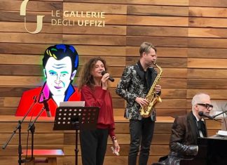 Morgan show agli Uffizi per l’autoritratto di Lodola Morgan Andy Gigliola Cinguetti Uffizi