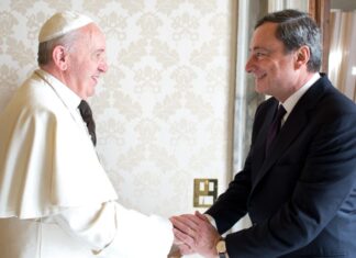 Firenze capitale del Mediterraneo blindata per Papa Francesco. Oggi arriva Draghi Papa Francesco Mario Draghi