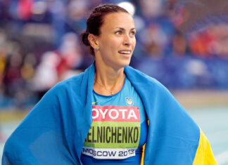 La campionessa del mondo di eptathlon Hanna Kasyanova tra i rifugiati a Grosseto Hanna Melnichenko