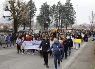 Rondine, migliaia di studenti in marcia per dire no alla guerra in Ucraina associazione Rondine
