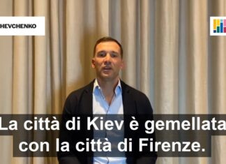 Shevchenko: “Grazie Firenze. Non smettete di far sentire la vostra voce” Shevchenko