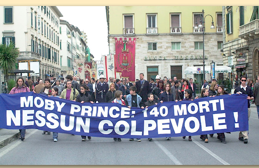 manifestazione Moby Prince Livorno