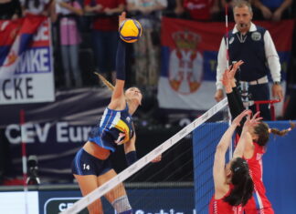 Le azzurre di pallavolo in preparazione a Firenze Europei Volley Italia Serbia