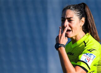 Maria Sole Ferrieri Caputi di Livorno primo arbitro donna di serie A
