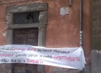 Alessandro Borghese saluta Livorno. Per lui striscioni di protesta