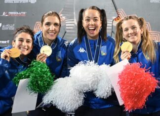 La senese Alice Volpi oro mondiale nel fioretto a squadre