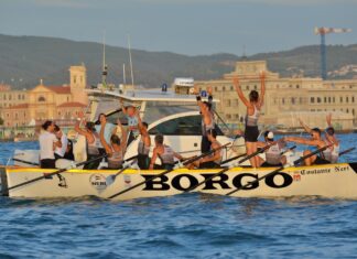 Livorno, gare remiere: Borgo Cappuccini asso pigliatutto