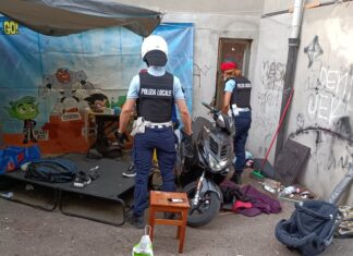 Livorno, accampamento abusivo con spaccio