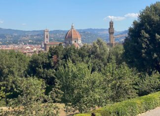 Maltempo in Toscana, otto alberi caduti nel giardino di Boboli