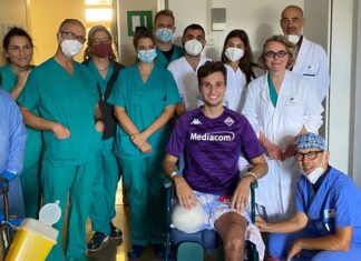 La maglia viola di Gonzales per Andrea, calciatore amputato