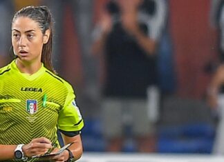 Empoli al Maradona con Napoli. Maria Sole Ferrieri Caputi quarto uomo L'arbitro livornese Maria Sole Ferrieri Caputi quarto uomo in Coppa Italia per Fiorentina - Torino