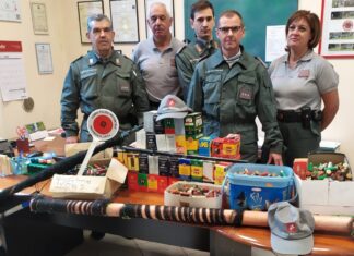 Pescaglia, scoperto bracconiere. Armi illegali e detenzione specie non cacciabili
