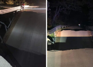 Monteverdi Marittimo, crolla un ponte. Il sindaco: “Tragedia sfiorata” Il ponte crollato a Monteverdi Marittimo. In quel momento non passavano vetture