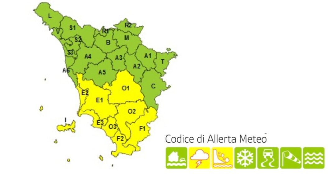 Pioggia e rischio idrogeologico e idraulico nel Sud della Toscana