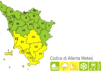 Allerta meteo gialla per la Toscana meridionale Pioggia e rischio idrogeologico e idraulico nel Sud della Toscana