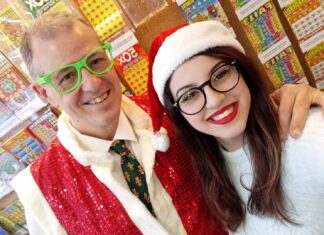 Capodanno fortunato in Toscana. Centrati due 5 al Superenalotto Luca Cucchiara con Giada Ligas nel punto vendita di Rosignano Solvay in cui è stato centrato un 5 al Superenalotto