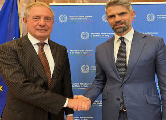 Piombino, il ministro Urso incontra il sindaco Ferrari Adolfo Urso, Ministro dell’Imprese ha ricevuto il sindaco di Piombino Francesco Ferrari