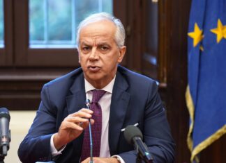 Il ministro Matteo Piantedosi a Firenze per la sicurezza Il ministro dell'Interno Matteo Piantedosi