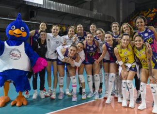 Savino Del Bene Volley vince andata europea play off Savino Del Bene Volley Scandicci