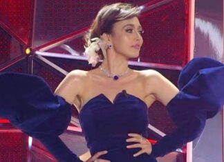 Sanremo 2023, Chiara Francini sul palco dell’Ariston Chiara Francini