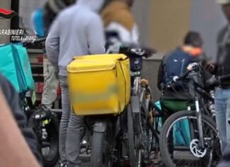 Rider, caporalato digitale. Anche Firenze controllata dai Carabinieri Carabinieri Tutela Lavoro