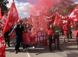 Ex Gkn, migliaia di persone alla manifestazione a Firenze Ex Gkn manifestazione Fossi