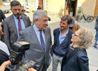 Amministrative 2023, il vicepremier Tajani in Toscana Tajani Stella Fabio