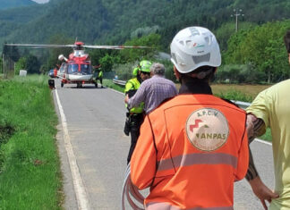 Maltempo in Toscana. Rischio idrogeologico e temporali forti Alto Mugello Anpas