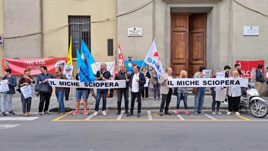 Liceo Michelangiolo, sciopero e presidio. 