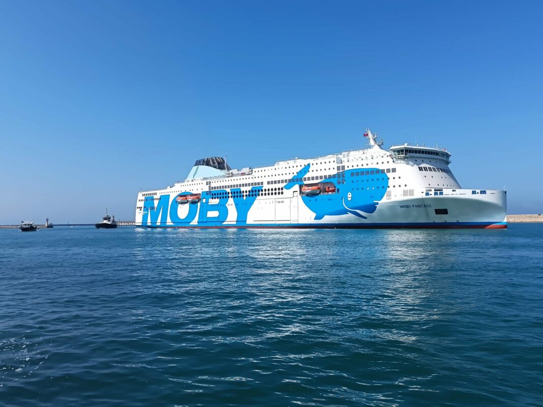 Moby Fantasy, debutta il traghetto più grande del mondo