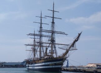Vespucci, la nave più bella del mondo è a Livorno Vespucci, la nave più bella del mondo è a Livorno