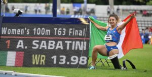 Mondiali paralimpici, fantastica Ambra Sabatini oro e record