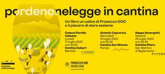 Un libro e un calice di Prosecco DOC