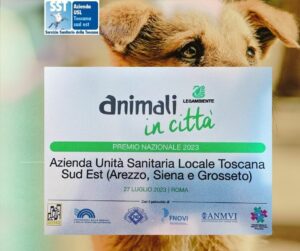 Animali in città 2023, Asl Toscana Centro e Sud Est prime in Italia