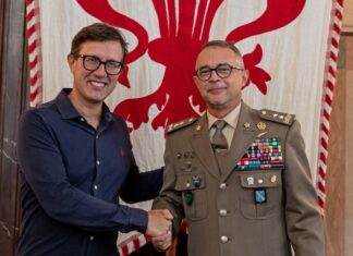 Istituto Geografico Militare, Nardella incontra generale Panizzi Istituto Geografico Militare, Nardella incontra generale Panizzi