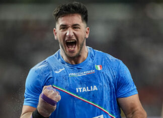 Diamond League 2023, super Leo Fabbri 22.31 a Eugene Diamond League 2023, super Leo Fabbri 22.31 a Eugene