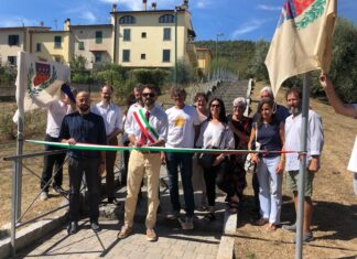 Intitolata a Gino Signori la scalinata di piazzale Tintori a Figline La cerimonia