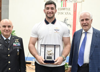 Pegaso d’Oro a Leo Fabbri, vicecampione del mondo getto del peso Pegaso d'Oro a Leo Fabbri, vicecampione del mondo getto del peso