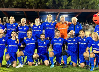 Alluvione in Toscana, Nazionale Italiana Cantanti in campo a Empoli Alluvione in Toscana, Nazionale Italiana Cantanti in campo a Empoli