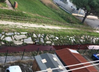 Collesalvetti, fosso Cateratto diventa rosso. Allarme del sindaco Collesalvetti, fosso Cateratto diventa rosso. Allarme del sindaco