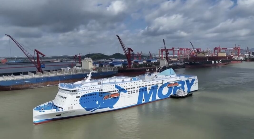 Moby Legacy verso Livorno, partita dalla Cina la gemella di Moby Fantasy