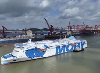 Moby Legacy verso Livorno, partita dalla Cina la gemella di Moby Fantasy Moby Legacy verso Livorno, partita dalla Cina la gemella di Moby Fantasy