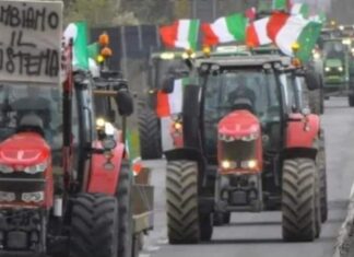 Marcia dei trattori, protesta agricoltori in Toscana Marcia dei trattori, protesta agricoltori in Toscana