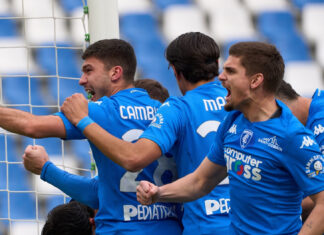 Colpo salvezza Empoli, vittoria pesante 2-3 con Sassuolo Colpo salvezza Empoli, vittoria pesante 2-3 con Sassuolo