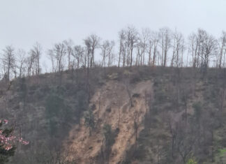 Frana a Montemurlo, decine di persone evacuate Frana a Montemurlo, decine di persone evacuate