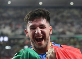 Fantastico Leo Fabbri: super 22.37, record italiano indoor peso Fantastico Leo Fabbri: super 22.37, record italiano indoor peso