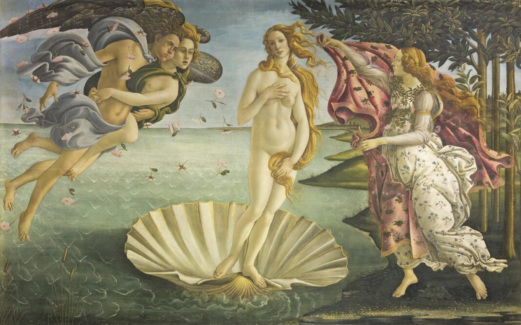 Blitz Ultima Generazione agli Uffizi, foto su Venere di Botticelli