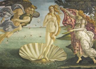 Blitz Ultima Generazione agli Uffizi, foto su Venere di Botticelli Blitz Ultima Generazione agli Uffizi, foto su Venere di Botticelli