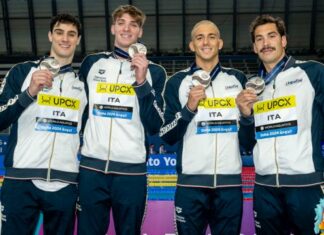 Mondiali nuoto, Lorenzo Zazzeri argento con 4×100 Mondiali nuoto, Lorenzo Zazzeri argento con 4x100
